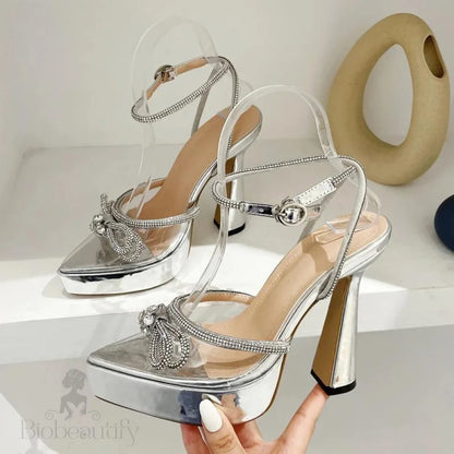 Clear Pvc High Heels Women Pumps