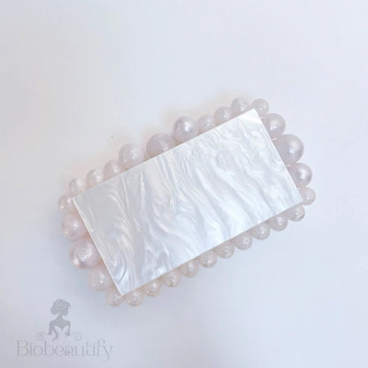 Cloud Clutch Bag In Acrylic