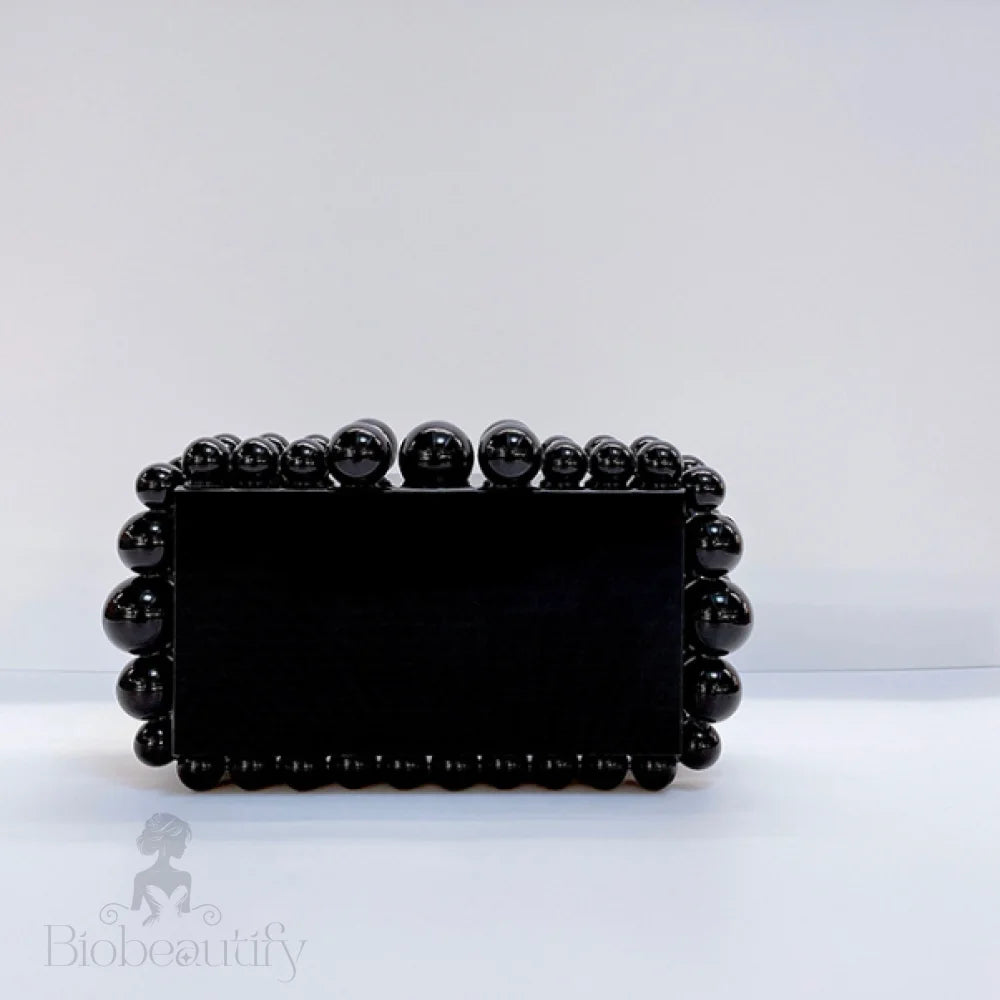 Cloud Clutch Bag In Acrylic