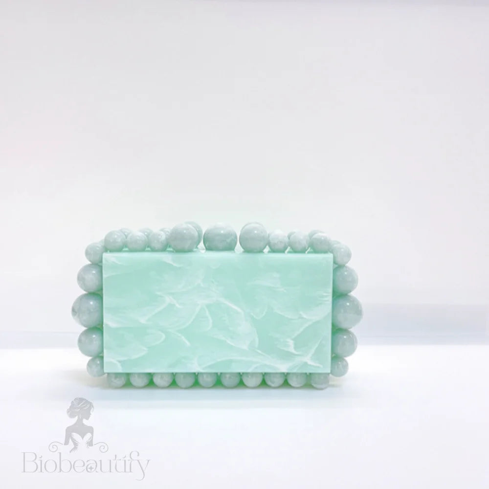 Cloud Clutch Bag In Acrylic