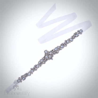 Wedding Accessories - Swarovski Opal Bridal Belt/Sash