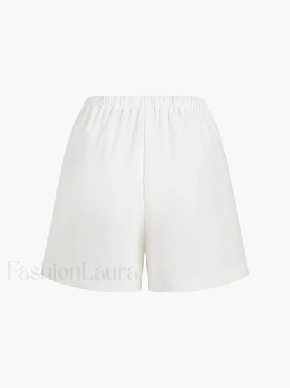 Cotton & Linen Cowgirl Melody Two Piece Shorts Set Short Sets