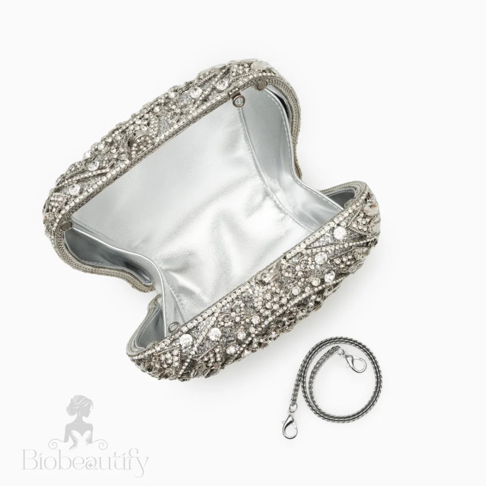 Crystal Crown Evening Bag