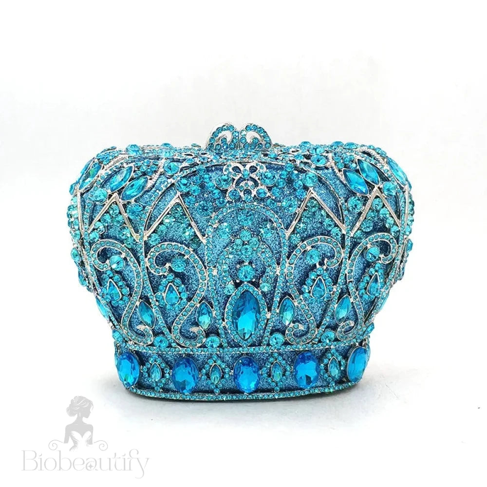 Crystal Crown Evening Bag