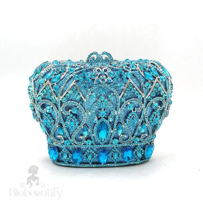 Crystal Crown Evening Bag