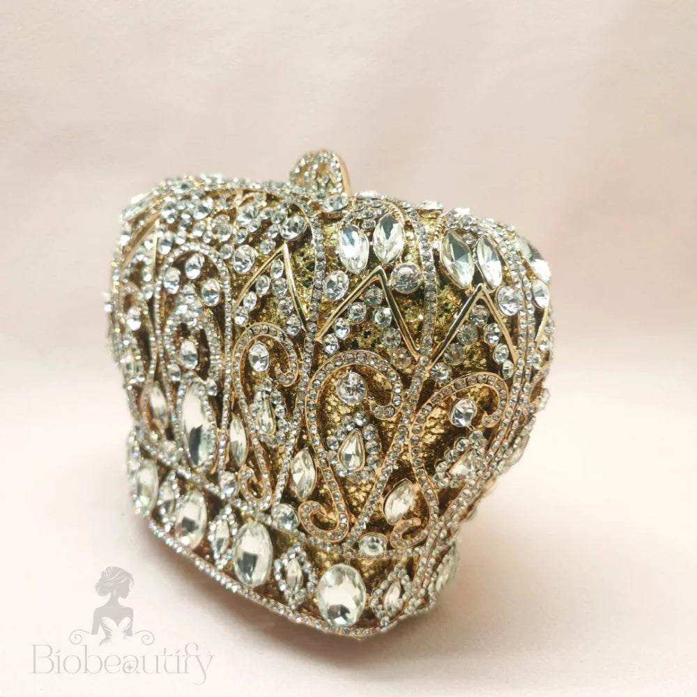 Crystal Crown Evening Bag