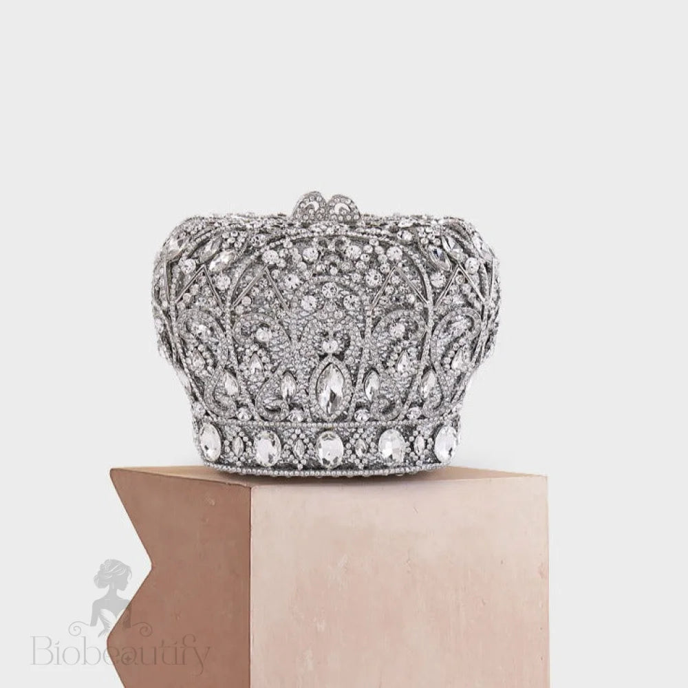 Crystal Crown Evening Bag