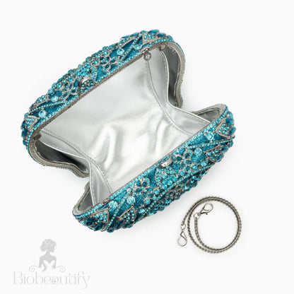 Crystal Crown Evening Bag