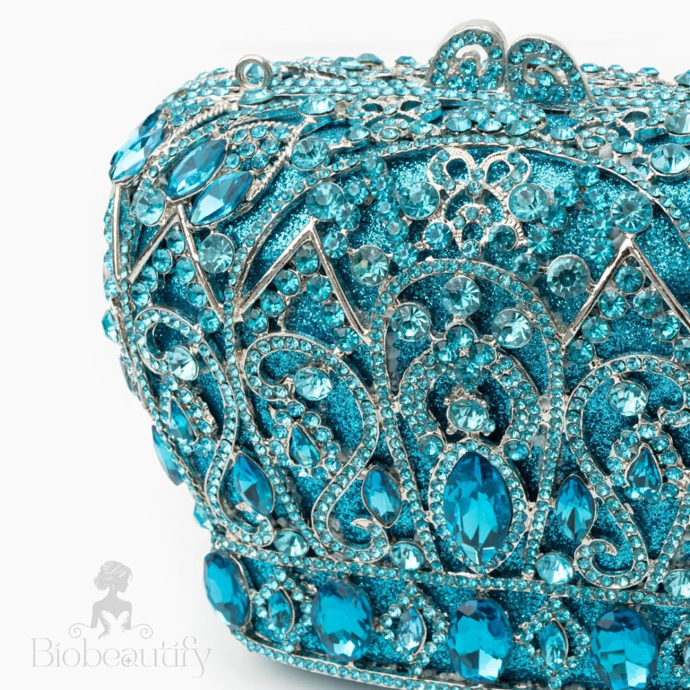 Crystal Crown Evening Bag