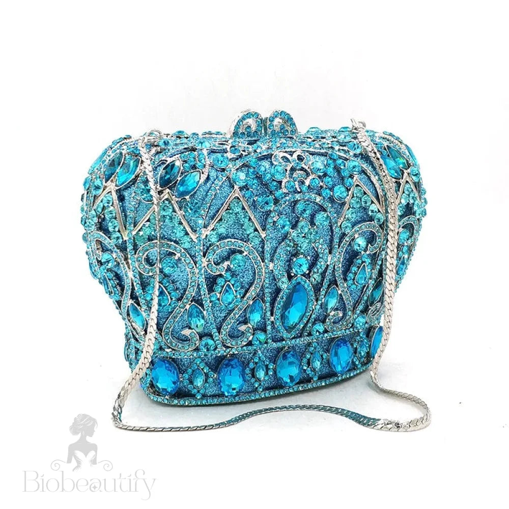 Crystal Crown Evening Bag