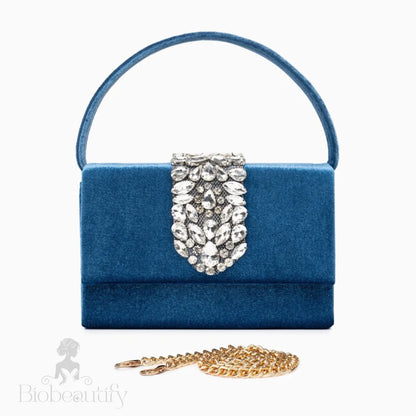 Crystal Encrusted Diamond Handbag