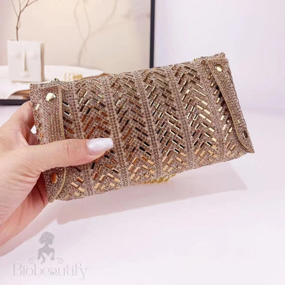 Crystals Clutch By Sharleen