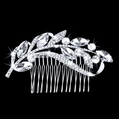 Dana Crystal Bridal Hair Comb Silver Gold Options