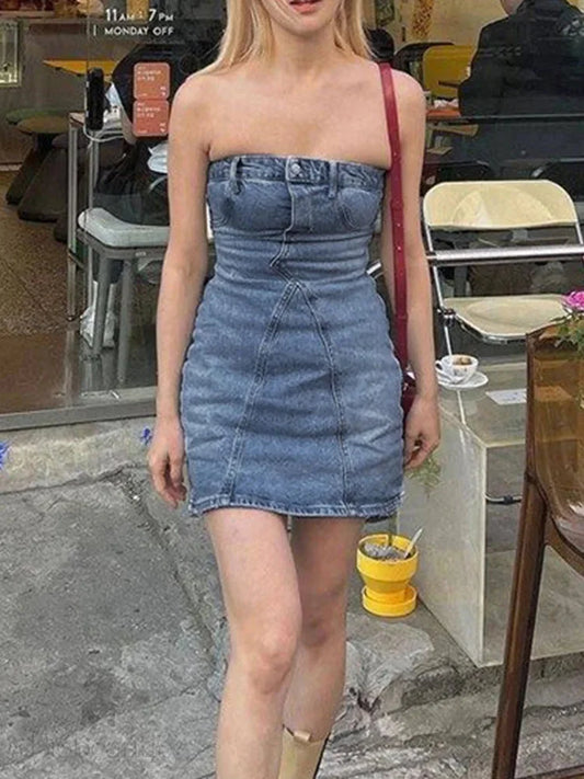 Denim Mini Dress