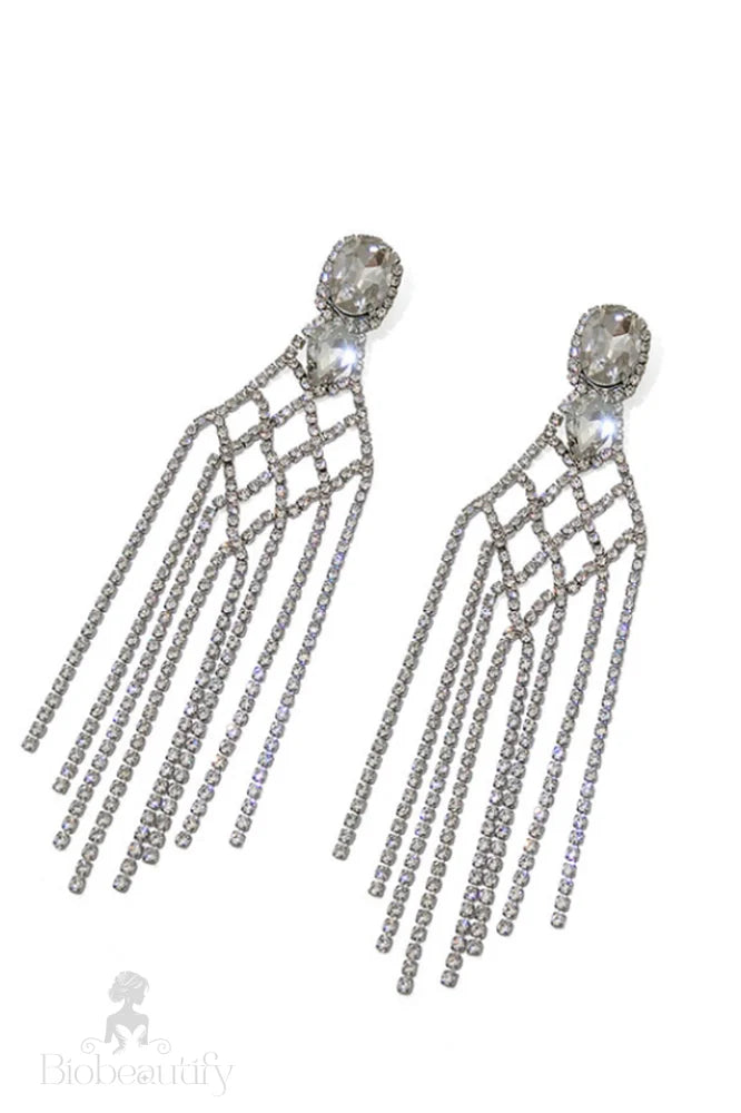 Diamante Drop Earrings