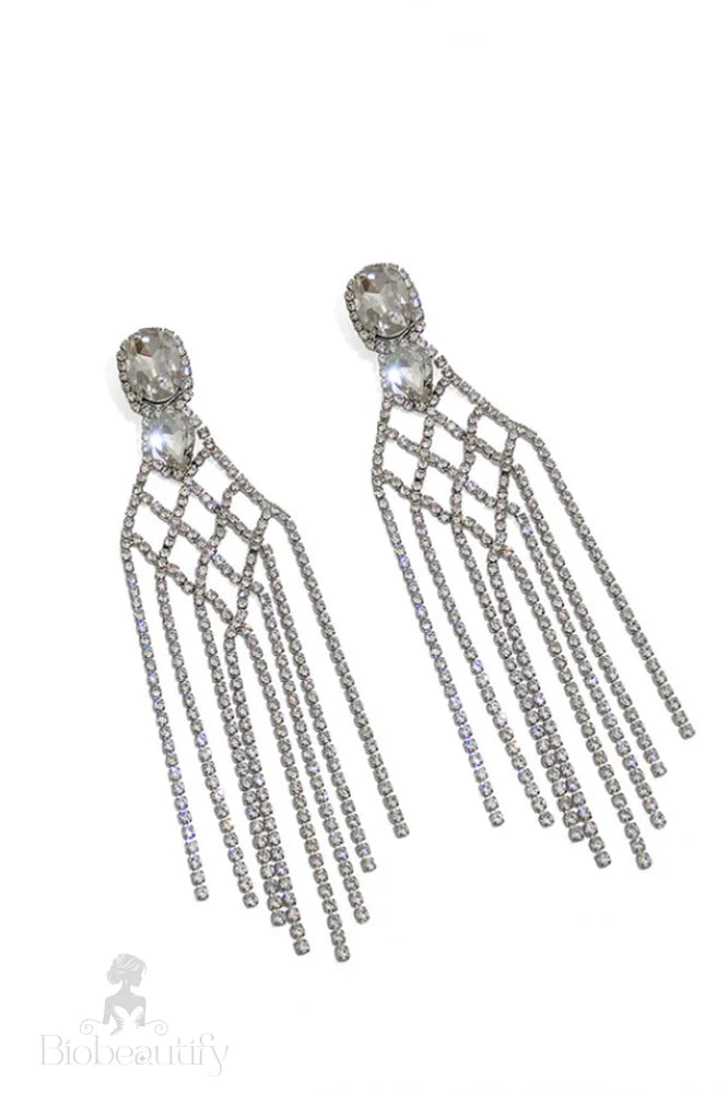 Diamante Drop Earrings