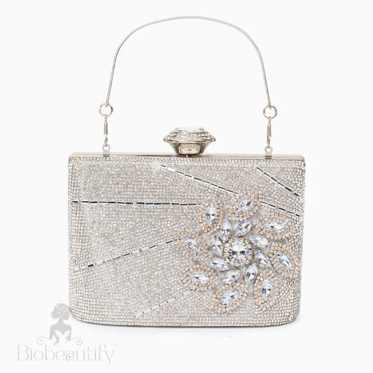 Diamond Clutch Bag By Eda Silver