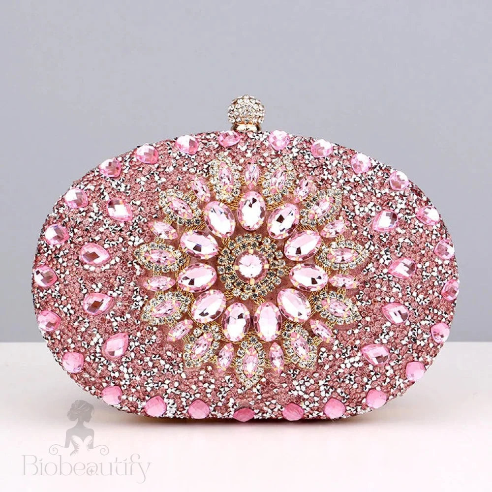 Diamond Encrusted Clutch Bag By Meghan