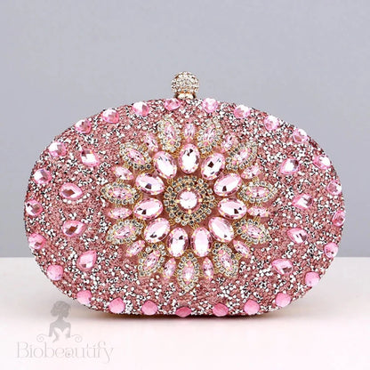 Diamond Encrusted Clutch Bag By Meghan