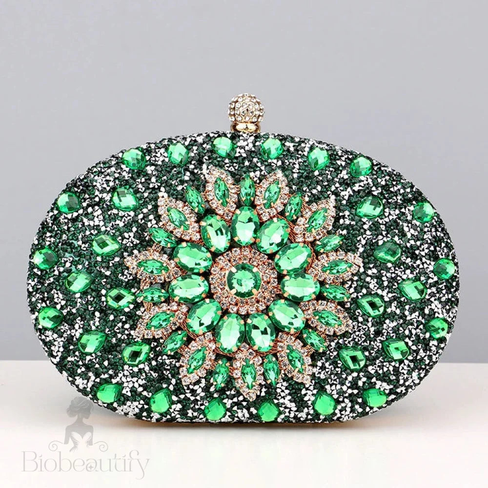 Diamond Encrusted Clutch Bag By Meghan