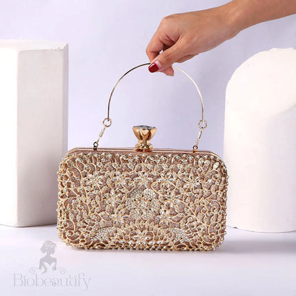 Diamond Encrusted Clutch Bag By Rachel