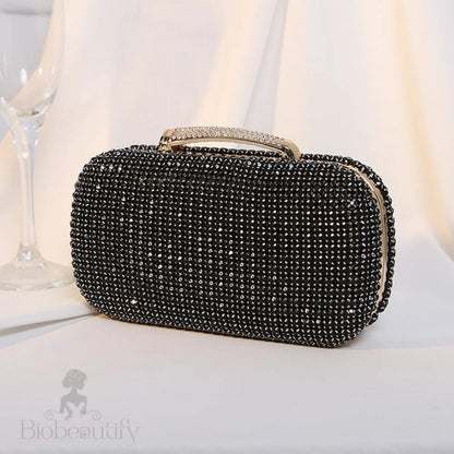 Diamond Encrusted Clutch Bag By Sara