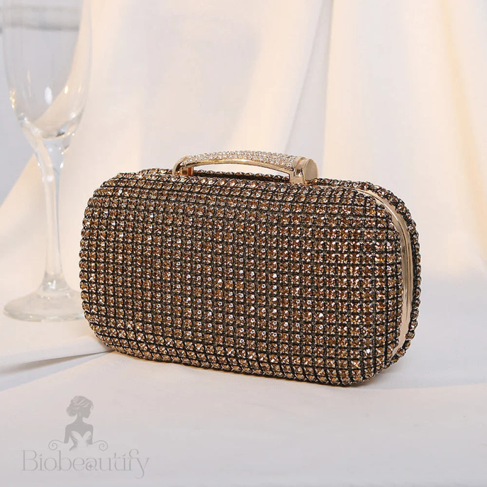 Diamond Encrusted Clutch Bag By Sara