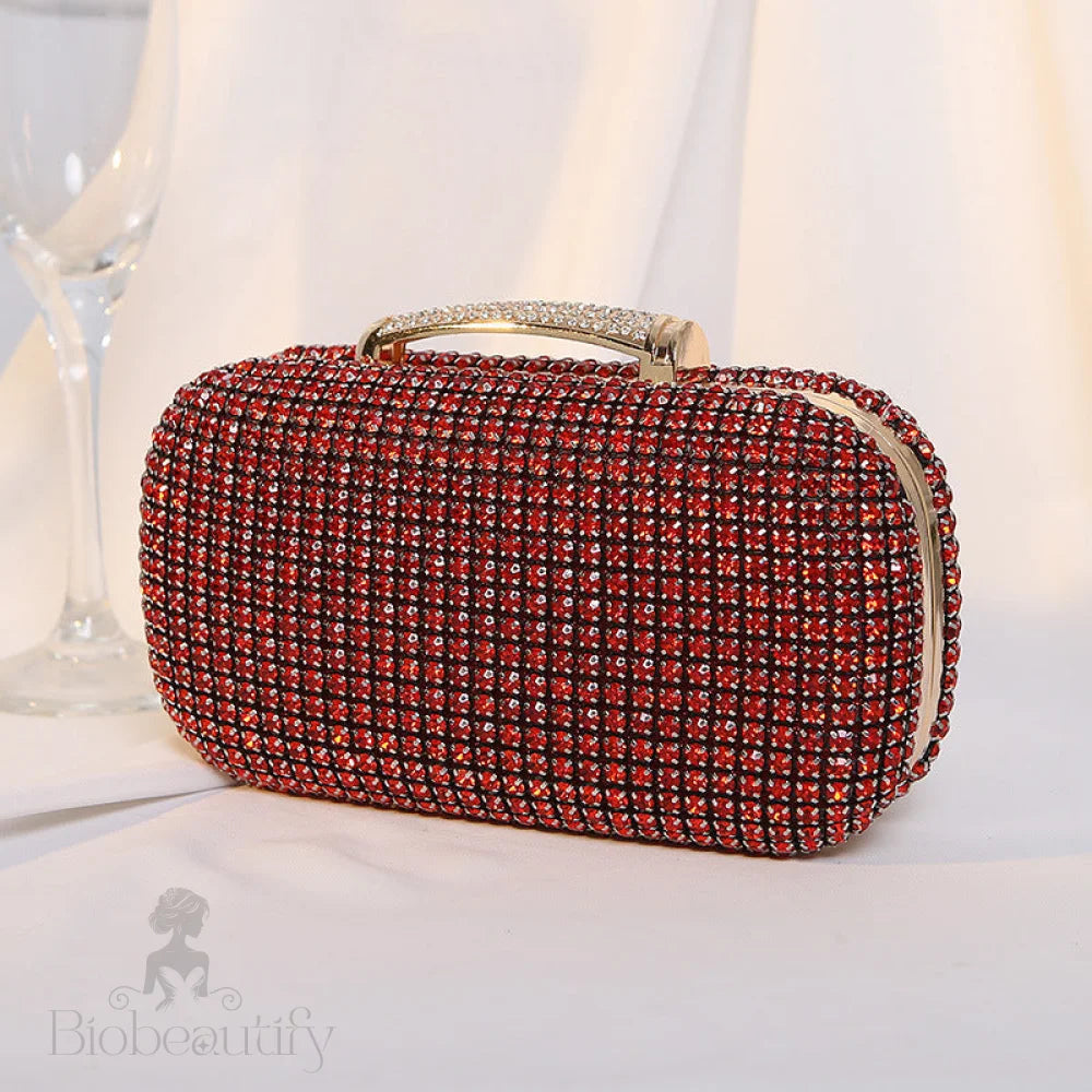 Diamond Encrusted Clutch Bag By Sara