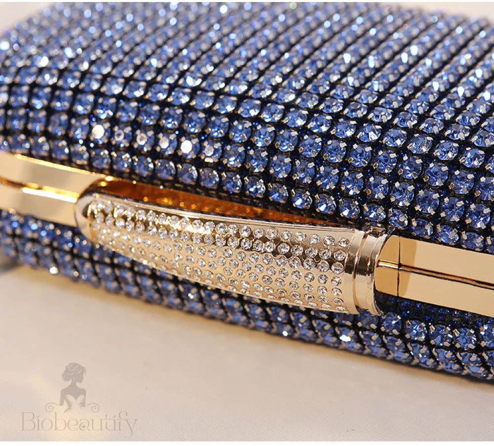 Diamond Encrusted Clutch Bag By Sara