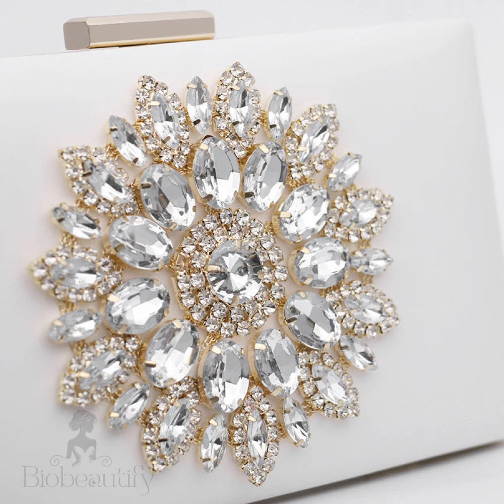 Diamond Studded Evening Clutch By Jennifer