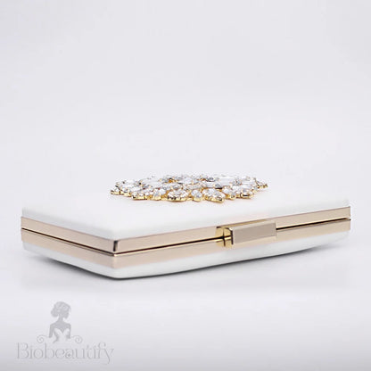 Diamond Studded Evening Clutch By Jennifer