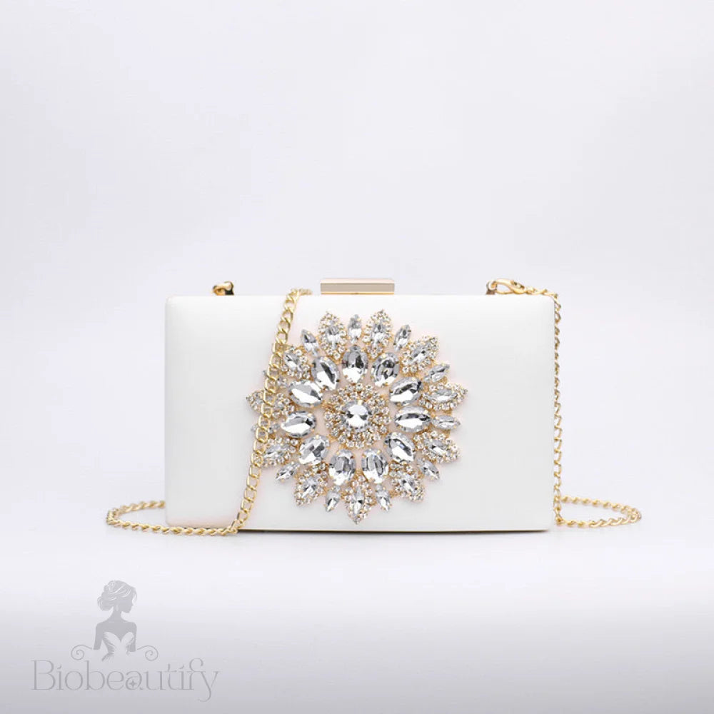 Diamond Studded Evening Clutch By Jennifer