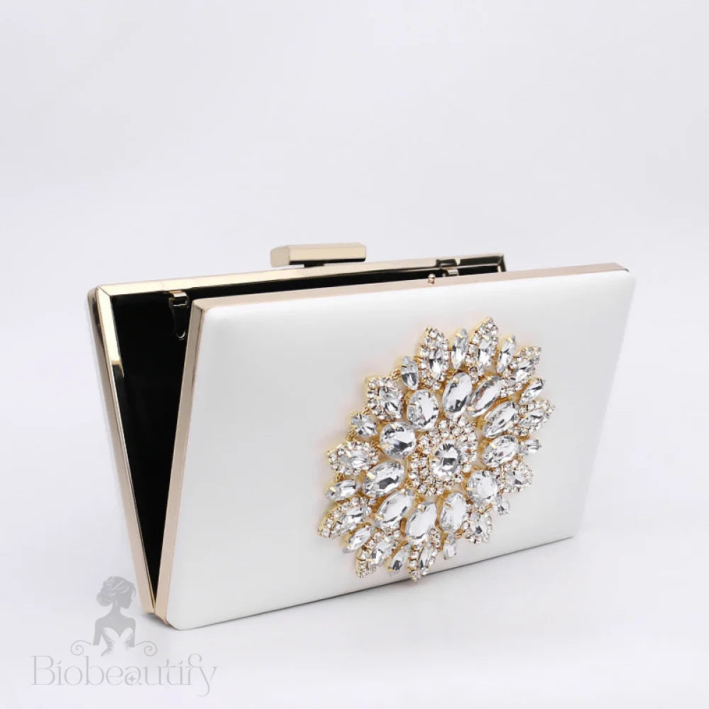 Diamond Studded Evening Clutch By Jennifer