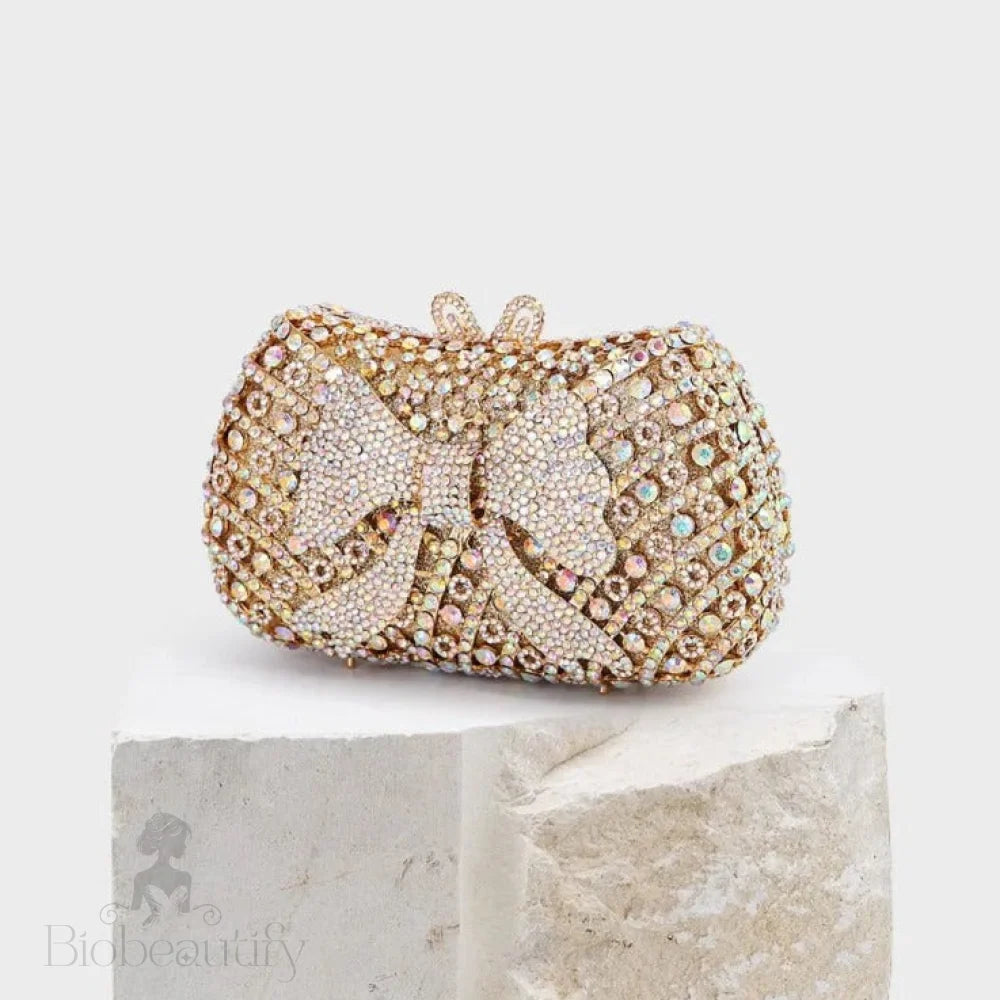 Diamonds Bow Clutch By Lauren