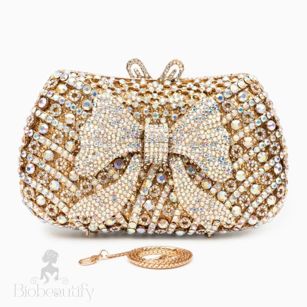 Diamonds Bow Clutch By Lauren