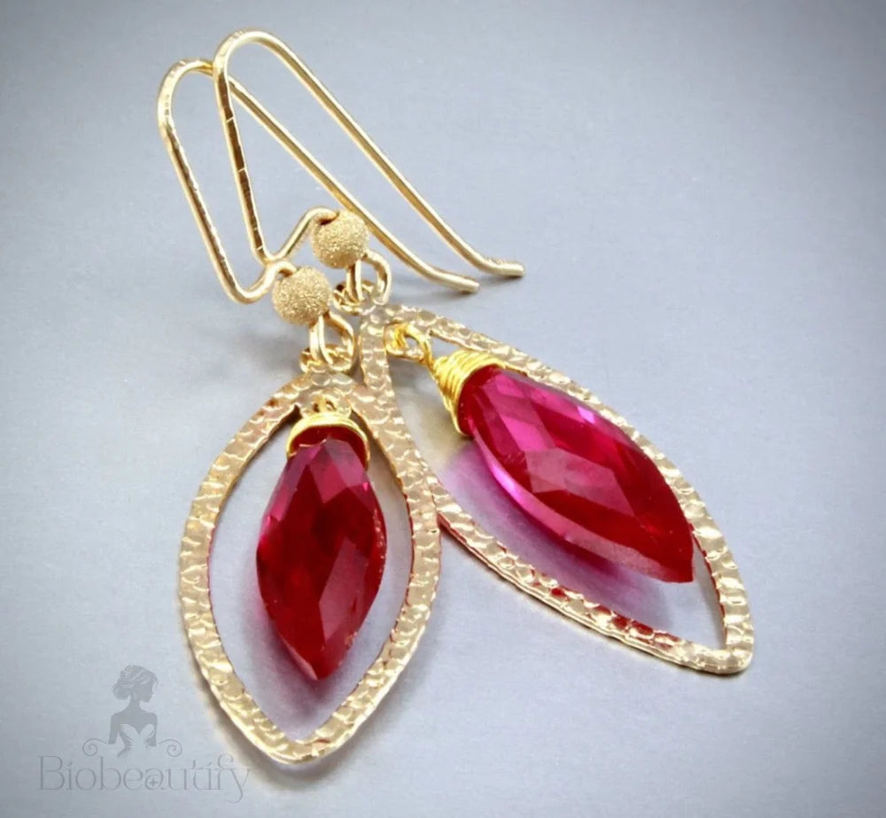 Diana - Cubic Zirconia and 14K Gold-Filled Earrings - More Colors Available