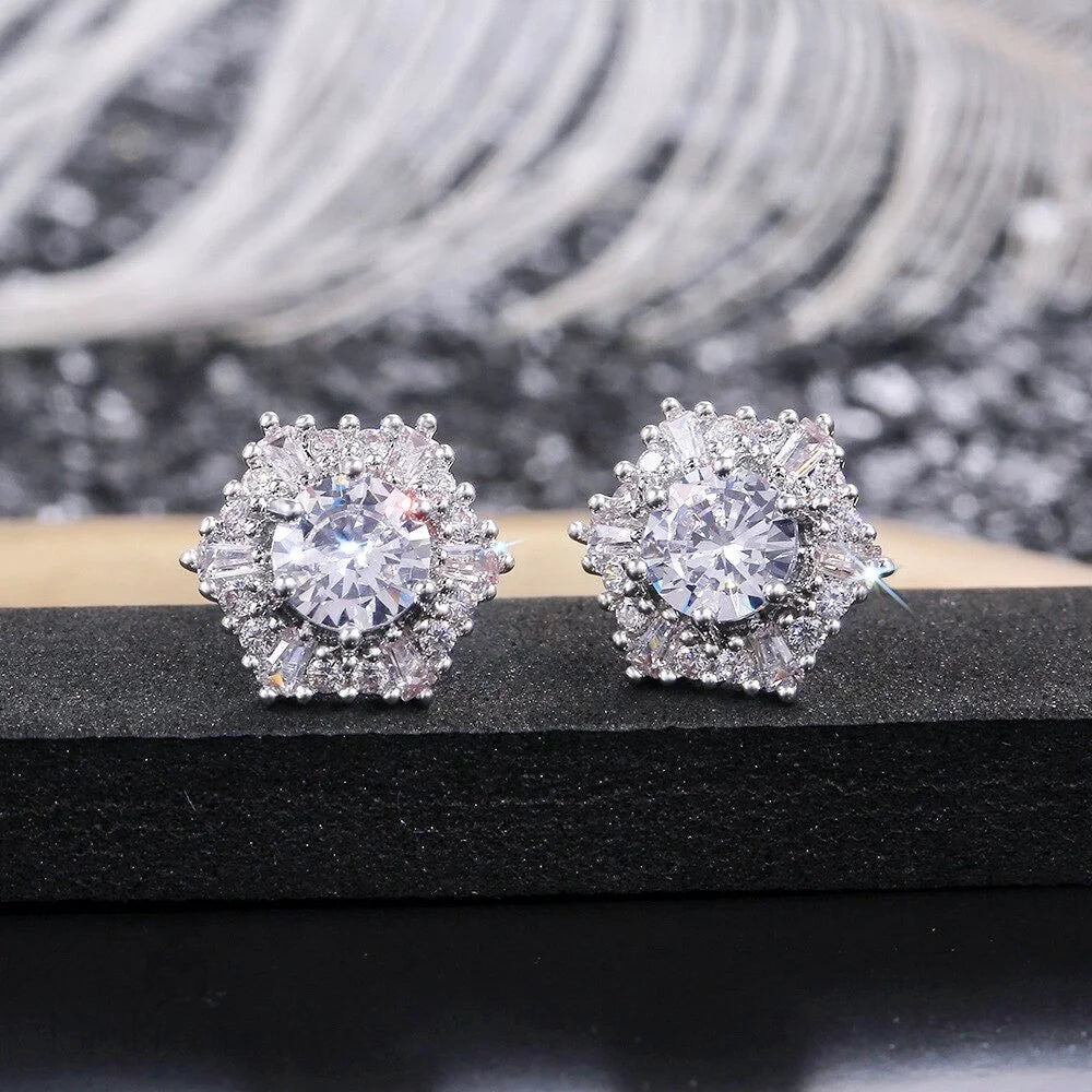 Dixie Cubic Zirconia Bridal Earrings