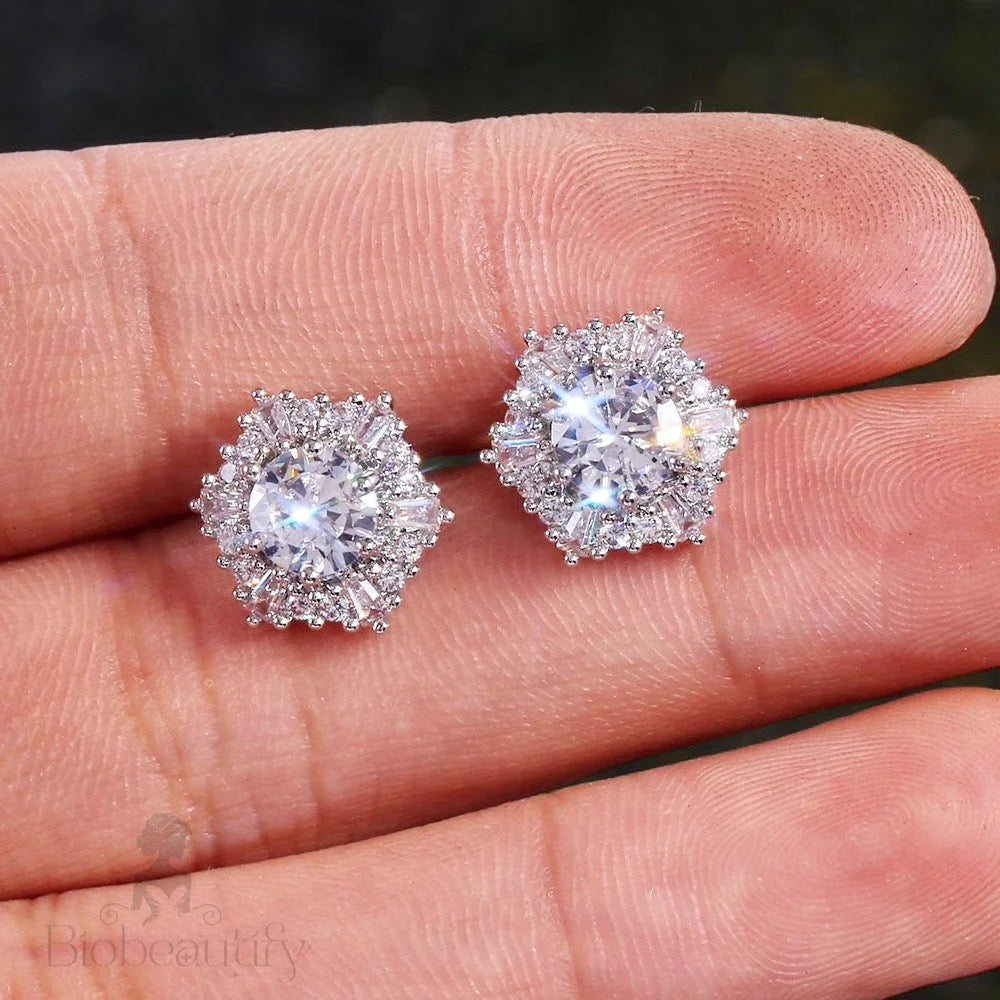 Dixie Cubic Zirconia Bridal Earrings