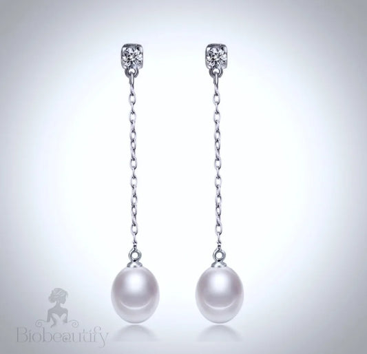 Dolly Freshwater Pearl Sterling Silver Bridal Earrings