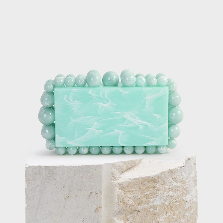 Cloud Clutch Bag In Acrylic