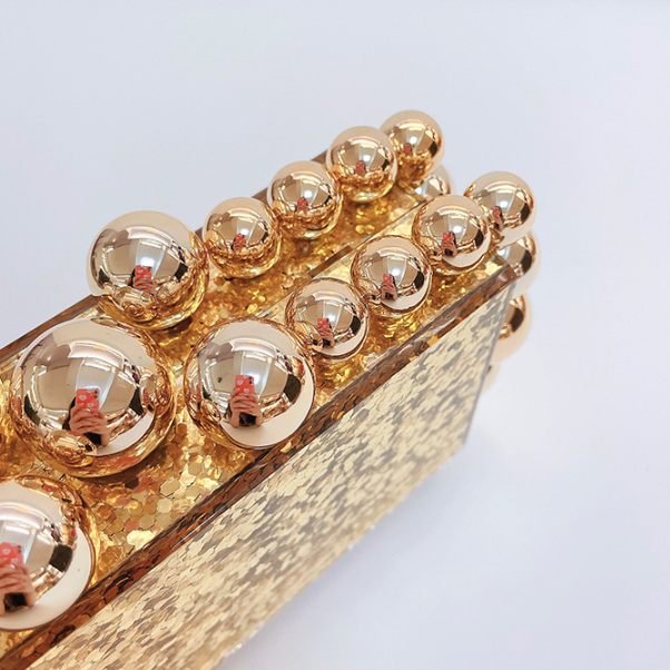 Zahra Acrylic Clutch Bag