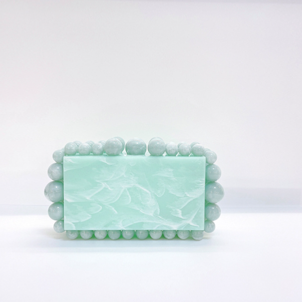 Cloud Clutch Bag In Acrylic