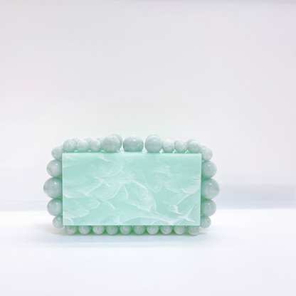 Cloud Clutch Bag In Acrylic