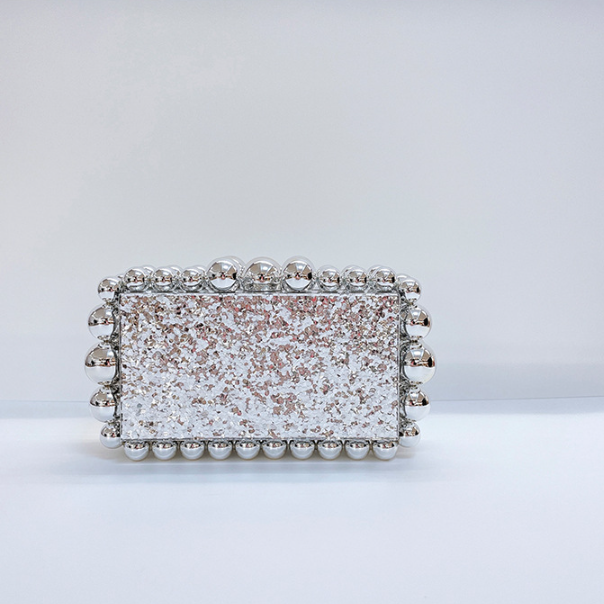 Zahra Acrylic Clutch Bag