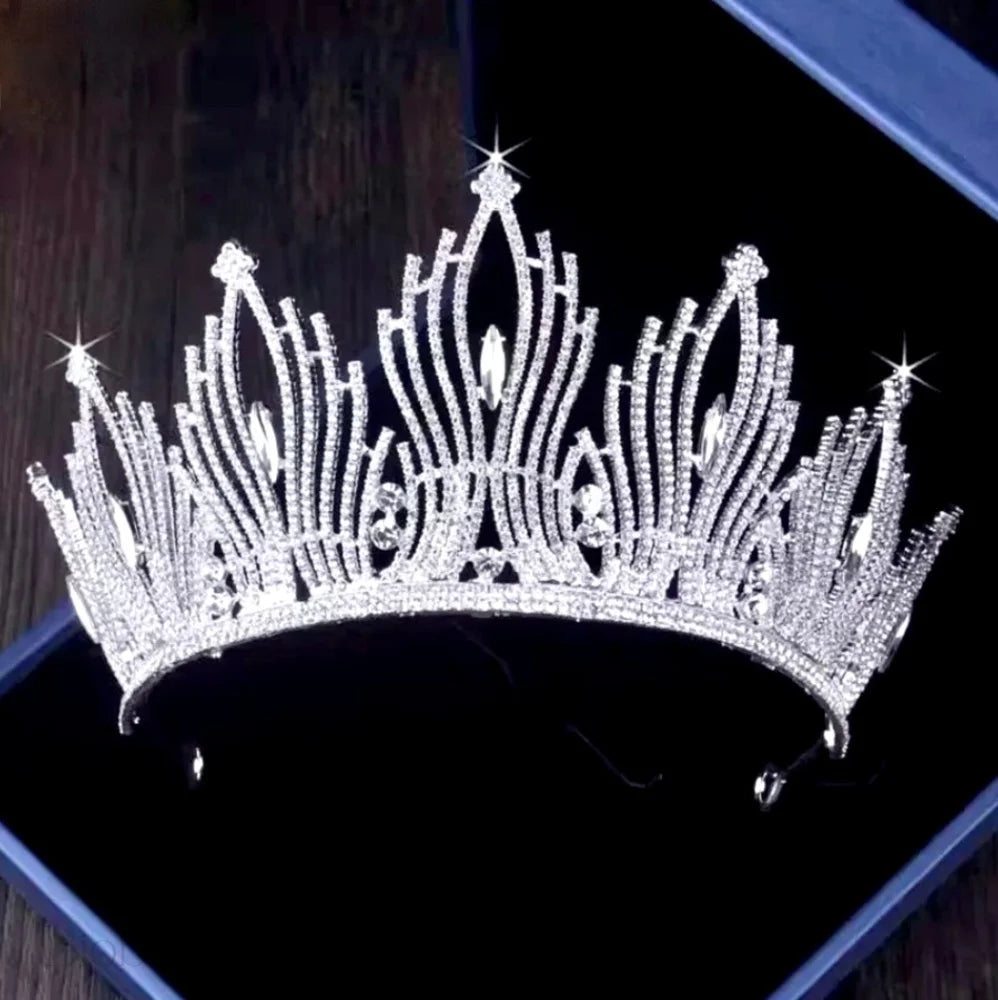 Edyta Wedding Tiara With Crystals