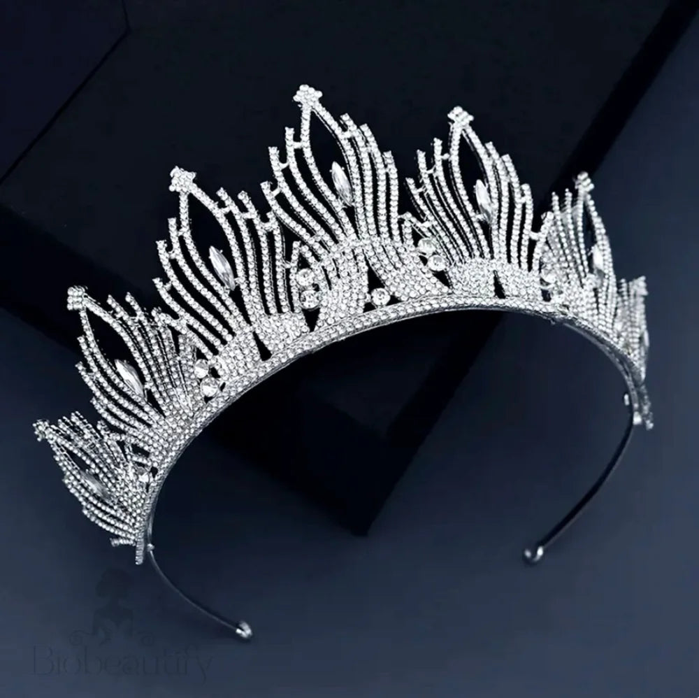 Edyta Wedding Tiara With Crystals