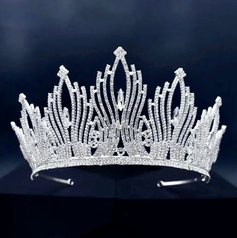 Edyta Wedding Tiara With Crystals