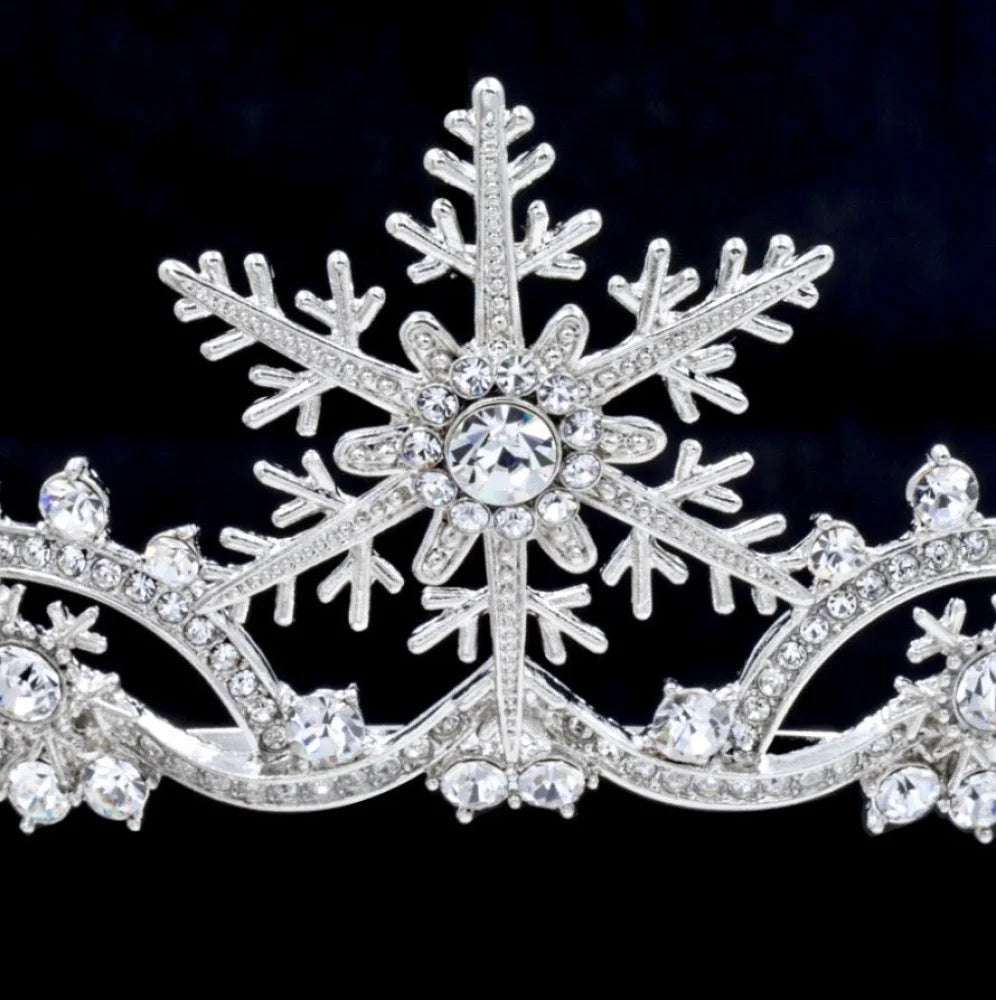 Eira Winter Snowflake Bridal Headpiece