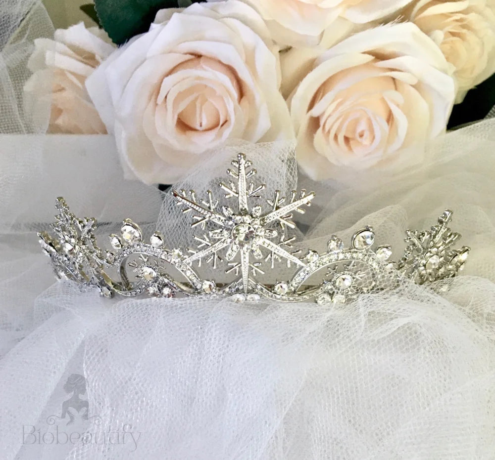 Eira Winter Snowflake Bridal Headpiece