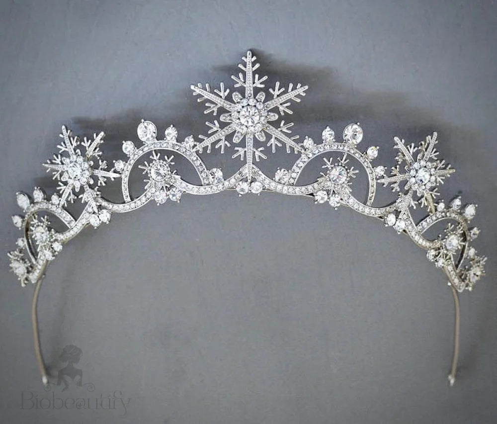 Eira Winter Snowflake Bridal Headpiece